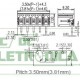 Conector 04 vias 3.50mm PCI - GSP002RC-3.50-04p