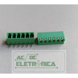 Conector 06 vias 3.50mm PCI 90º- GSP002RC-3.50-06p(ECH350R-3.50-06p)