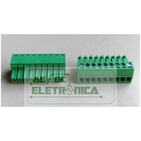 Conector 09 vias 3.50mm Borne - GSP002-3.50-09p