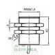 Sensor indutivo tubular 10mm 2 fios - NJ10-30GM-N