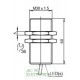 Sensor indutivo tubular 10mm 4 fios - NBB10-30GM60-A2