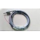 Sensor PT100 6mmx20mm 3 fios rosca 1/2´´ cabo mola 3MT