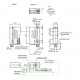 Sensor de barreira emissor LD28-LAS-F1/76a/105