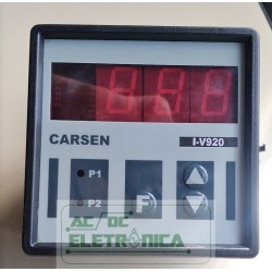 Voltimêtro digital 200Vcc 3,5VA 110/220vac com supervisão I-V920 Carsen