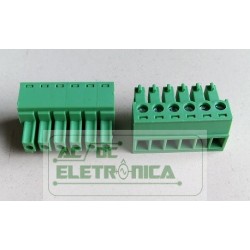 Conector 06 vias 3.50mm Borne - GSP002-3.50-06p