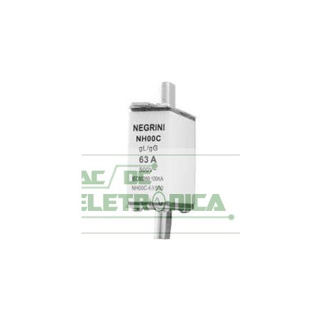 Fusivel ceramico 63A 500v gL NH 00 retardo 3AC1 018G