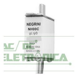 Fusivel ceramico 100A 500v gL. gG NH 00 retardo IEC269