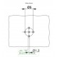 Conector circular 5 vias femea painel PCB 1694350 (1542761)