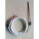 Sensor PT100 150mmx3mm 6 fios rosca 1/2´´ cabo 2MT