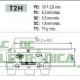 Chave micro switch T2H 15A 250Vca