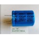 Capacitor eletroitico 100uf 380v 85ºC 31x39mm