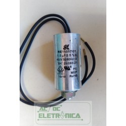 Capacitor partida 1,5uf x 400vca 59x25mm MKP RE1505D01