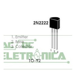 Transistor 2N2222A Plastico