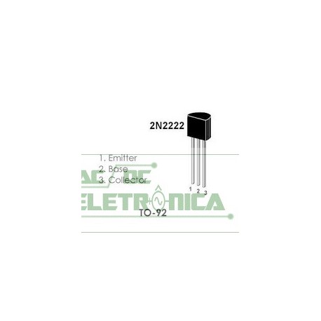 Transistor 2N2222A Plastico