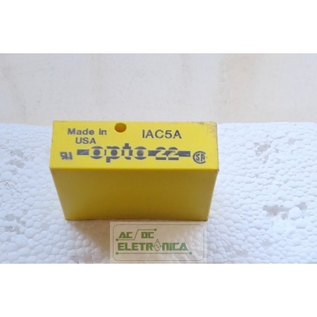 Rele de estado solido IAC5A 5Vcc 50mAh