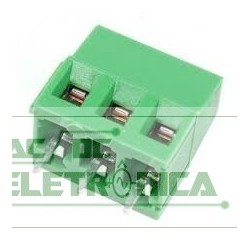 Conector borne KRE-3 vias 5mm verde