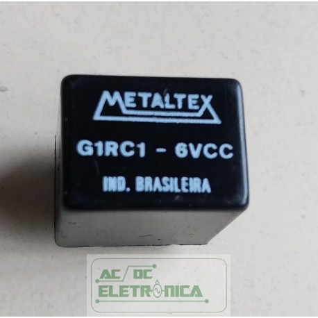 Relé 6Vcc 10A 1 contato reversivel G1RC01