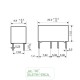 Relé 6Vcc 2A 2 contatos reversiveis - MCH2RC1 (ML2RC1) Metaltex