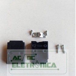 Capa conector DB9/15vga plastico sem aba Kit curto