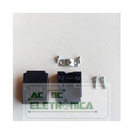 Capa conector DB9/15vga plastico sem aba Kit curto