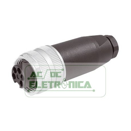 Conector circular 5 vias femea cabo 7000-78221-0000000 Murr