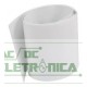 Tubo termo retratil PVC 210mm(chato) diametro 133,5mm branco(1 metro)