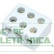 Conector porcelana 3 polos 30A 600v fio 10mm²(Sindal)