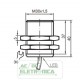 Sensor indutivo tubular 10mm 2 fios - NCB10-30GM40-Z1 PEPPERL+FUCHS