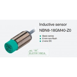 Sensor indutivo tubular 8mm 2 fios - NBN8-18GM40-Z0 PEPPERL+FUCHS