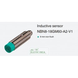 Sensor indutivo tubular 8mm 4 pinos - NBN8-18GM60-A2-V1 PEPPERL+FUCHS