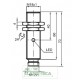 Sensor indutivo tubular 5mm 4 pinos - NBB5-18GM60-A2-V1 PEPPERL+FUCHS