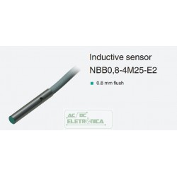 Sensor indutivo tubular 0,8mm 3 fios - NBB0,8-4M25-E2 PEPPERL+FUCHS