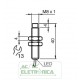 Sensor indutivo tubular 2mm 2 fios conector - NBN2-8GM40-Z1 PEPPERL+FUCHS