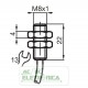 Sensor indutivo tubular 1,5mm 2 fios conector - NJ1,5-8GM-N PEPPERL+FUCHS