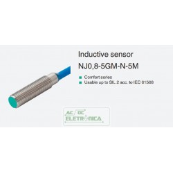 Sensor indutivo tubular 0,8mm 2 fios - NJ0,8-5GM-N PEPPERL+FUCHS