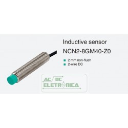 Sensor indutivo tubular 2mm 2 fios - NCN2-8GM40-Z0 PEPPERL+FUCHS