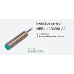Sensor indutivo tubular 4mm 4 fios - NBB4-12GM50-A2 PEPPERL+FUCHS