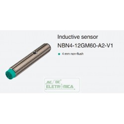 Sensor indutivo tubular 4mm conector 4 pinos - NBN4-12GM60-A2-V1 PEPPERL+FUCHS