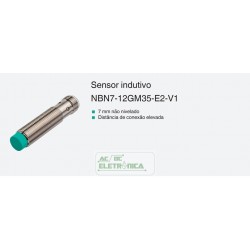 Sensor indutivo tubular 7mm 4 vias conector - NBN7-12GM35-E2-V1 PEPPERL+FUCHS
