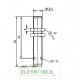 Sensor indutivo tubular 2mm 3 pinos conector - 3RG4012-3AB00-PF PEPPERL+FUCHS