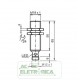 Sensor indutivo tubular 8mm 2 fios - NCB8-18GM50-Z4-V1 PEPPERL+FUCHS