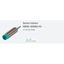 Sensor indutivo tubular 5mm 3 fios - NBN8-18GM60-AO PEPPERL+FUCHS