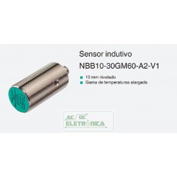 Sensor indutivo tubular 10mm 4 PINOS - NBB10-30GM60-A2-V1
