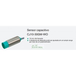 Sensor capacitivo tubular 10mm 2 fios + terra - CJ10-30GM-WO PEPPERL+FUCHS