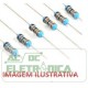 Resistor 119K 1/2w 1% precisão - Marrom marrom branco laranja