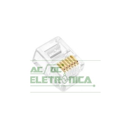 Conector RJ12 6x6 modular