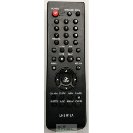 Controle DVD Samsung - LHS012A