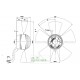 Ventilador axial 250mm 230vca - A2E250-AE65-02 - ebmpapst