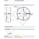 Ventilador axial 130mm 115vac - W2S130-AA25-01 - ebmpapst