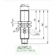 Sensor indutivo tubular 8mm 3 pinos - NBB8-18GM60-UO-V12 PEPPERL+FUCHS